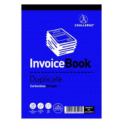 Challenge Duplicate Invoice Book 216x130mm