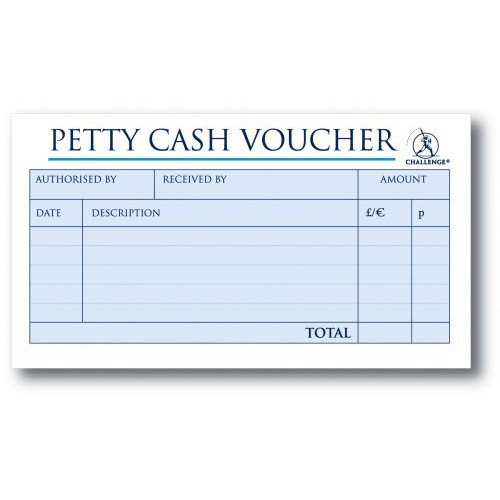 Challenge Petty Cash Book Carbonless Wirebound 200 Sets in Duplicate 280x152mm