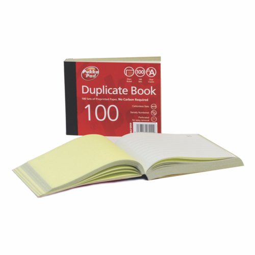 Pukka Plain Ruled Duplicate Book 106 X 130mm