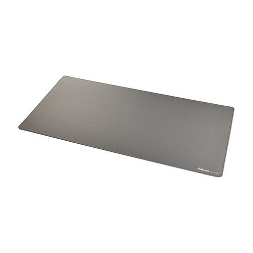 Fellowes Computer Desk Mat with Non-Slip Base Breyta Desk Mat with Antibacterial Protection Grey