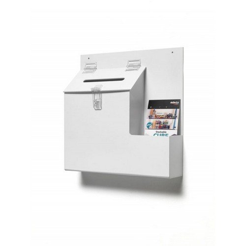 DeflectoÂ® White Suggestion Box White