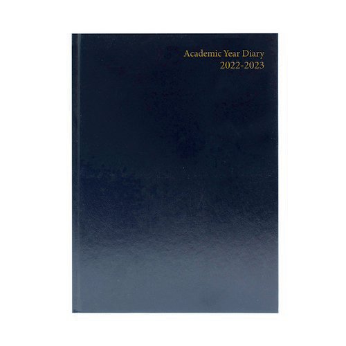 Academic Diary A4 Wtv Black 2022-23