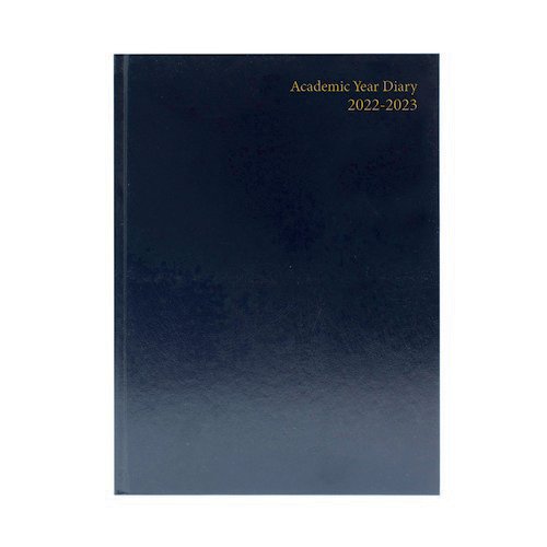 Academic Diary A5 Wtv Black 2022-23
