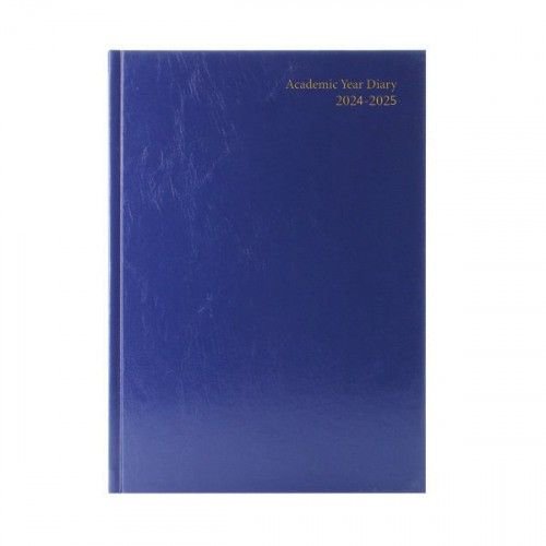 Academic Diary Week To View A4 Blue 2024-25 KF3A4ABU24