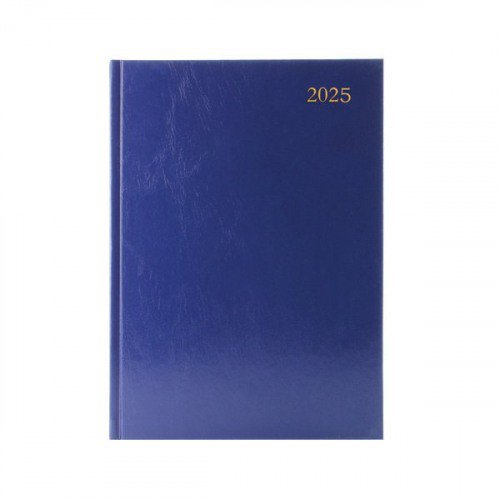 Desk Diary 2 Ppd A4 Blue 2025