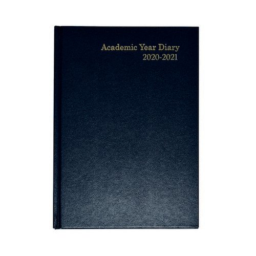 2020/2121 Academic Diary A5 Week To View Black