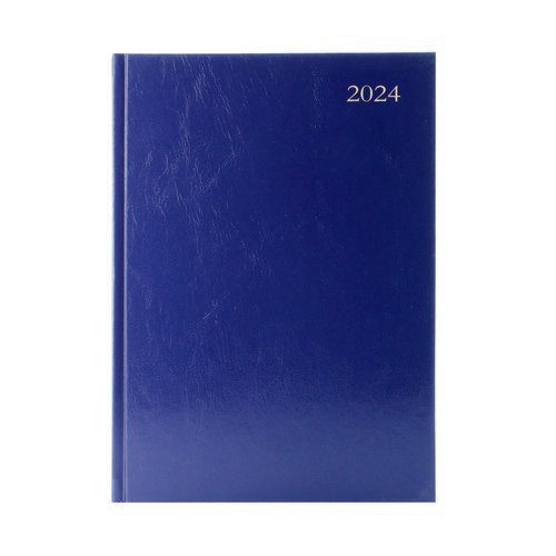 2024 Diary A5 Week To View Blue          