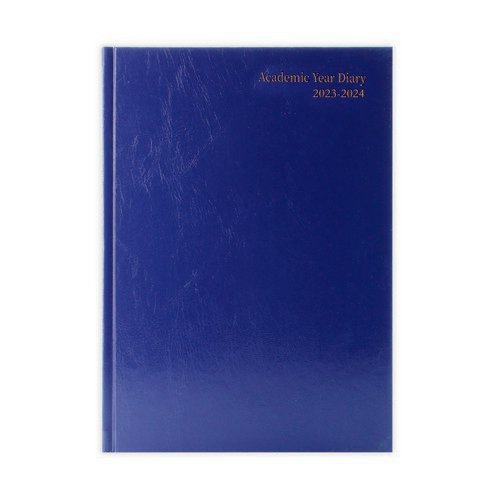 Academic Diary Day Per Page A4 Blue 20232024 KF1A4ABU23