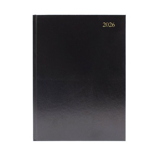 Desk Diary Dpp Appt A5 Black 2026