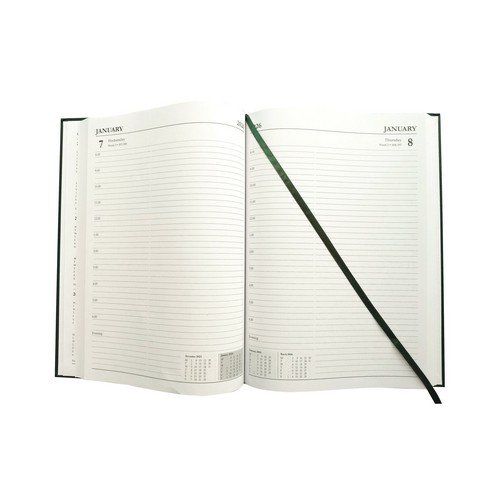 Academic Diary A4 Dpp Green 2025-26