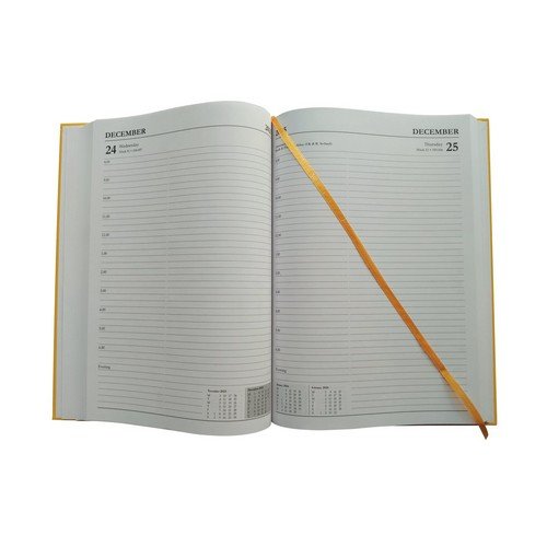 Academic Diary A4 Dpp Yellow 2025-26