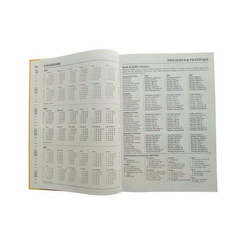 Academic Diary A5 Dpp Yellow 2025-26