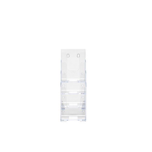 Deflecto DL 4Tier Clear Literature Holder 77701