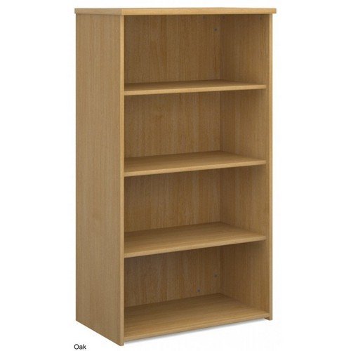 Dams 3 Shelf Bookcase 1440H/800W/470D 25mm Top Oak