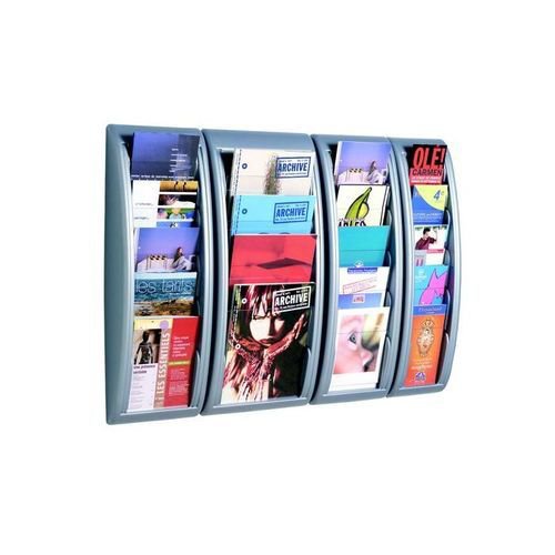Fast Paper Quick Fit 4xA4 Wall Display System 4061.35 Literature Displays DS2222