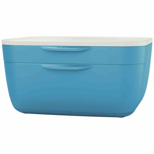 Leitz Cosy Drawer Cabinet 2 drawers (1 small and 1 large). Calm Blue