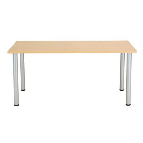 Jemini Oak 1600x800mm Rectangular Meeting Table KF840176