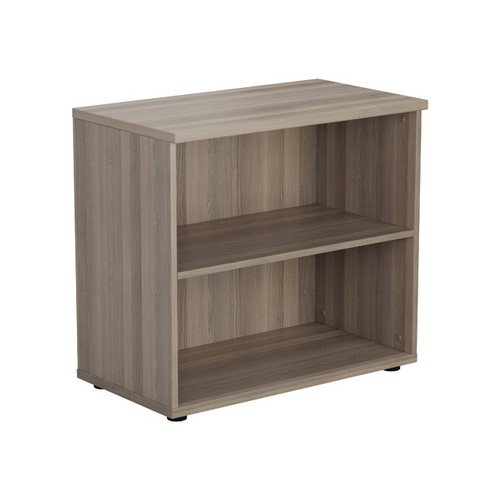 Jemini Grey Oak 730mm 1 Shelf Bookcase KF840146