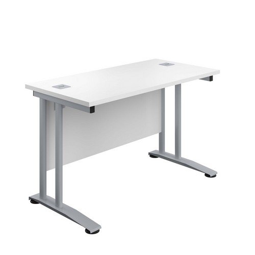 Jemini Rect Cant Desk 1200 Wht