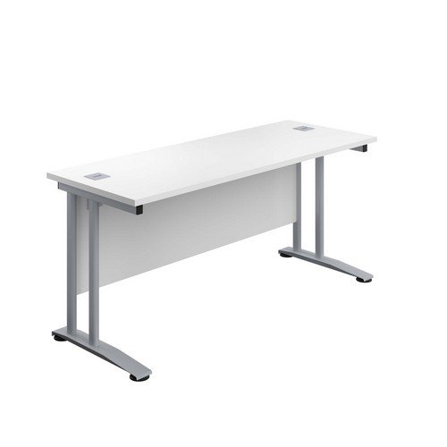 Jemini Rect Cant Desk 1600x600 Wht