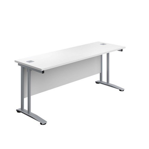 Jemini Rect Cant Desk 1800x600 Wht