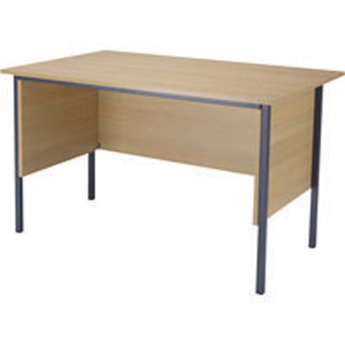 Ff Serrion 1200Mm 4 Legged Desk Oak Office Desks DS5504