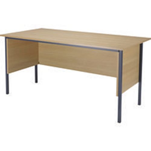 Ff Serrion 1500Mm 4 Legged Desk Oak Office Desks DS5505
