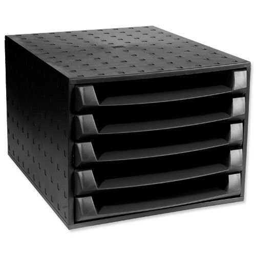 Forever Black 5Drawer Set 221014D