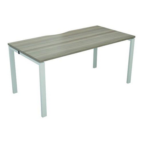 Cb 1 Person Extension Bench 1400 X 800 Grey Oak White