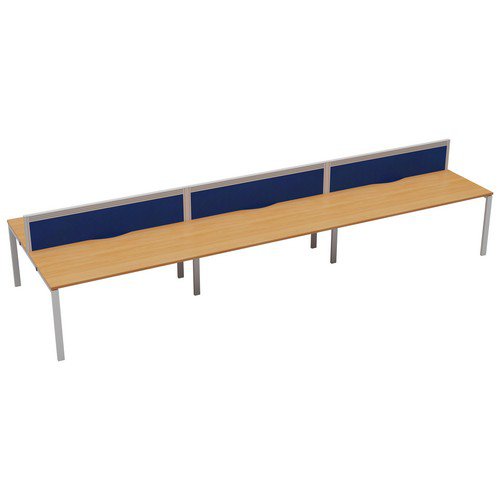 Cb 6 Person Bench 1400 X 800 Beech White