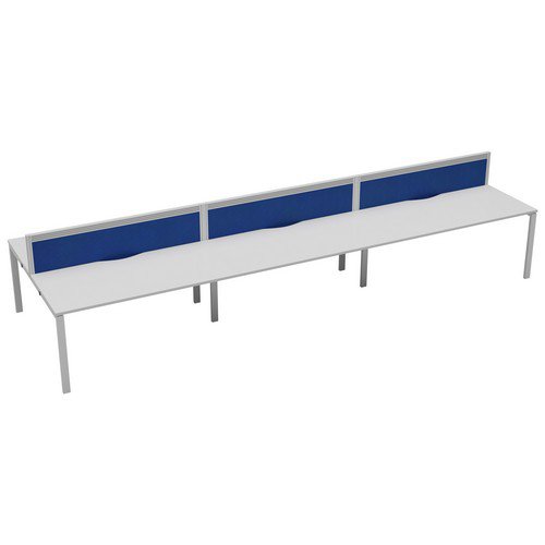 Cb 6 Person Bench 1400 X 800 White White
