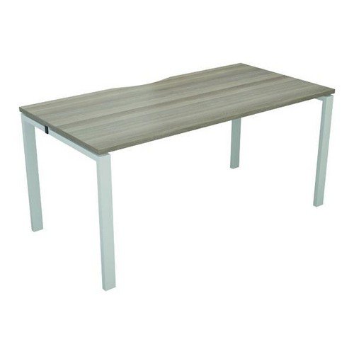 Cb 1 Person Extension Bench 1600 X 800 Grey Oak White