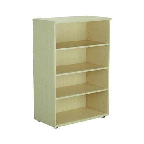 1600 Wooden Bookcase (450mm Deep) Maple
