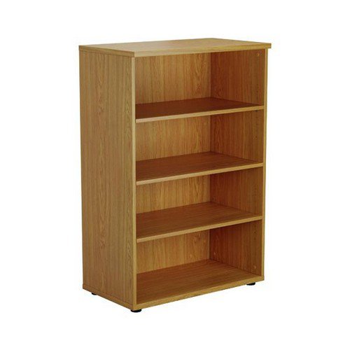 1600 Wooden Bookcase (450mm Deep) Nova Oak