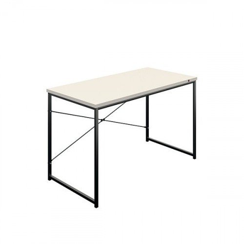 Okoform Rectangular Heated Desk 1200X600X733Mm White/Black Kf81087