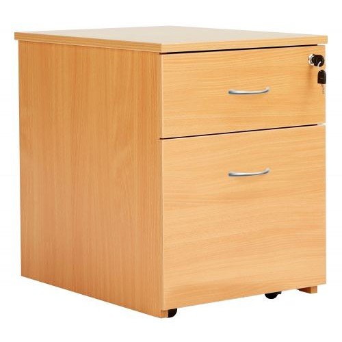 2 Drawer Mobile Ped - Beech