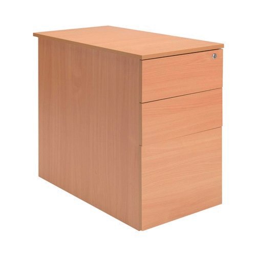 3 Drawer Desk High Ped - Beech