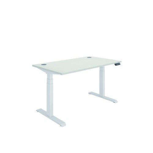 Polaris Dual Motor Sit Stand Desk 1400X800 White/White
