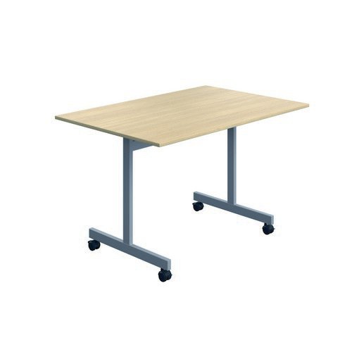 Serrion Connect Tilting Rect Tbl 1200X800 Oak/Sv