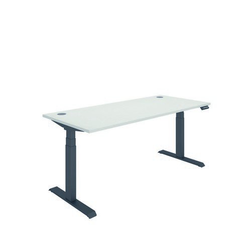Polaris Dual Motor Sit Stand Desk 1800X800 White/Black