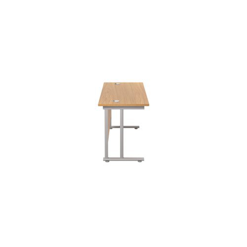 Jemini Rect Cant Desk 1200 N/Oak
