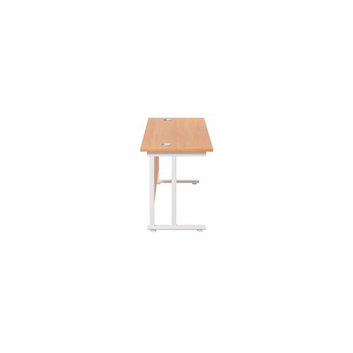 Jemini Rect Cant Desk 1200 Bch/Wht