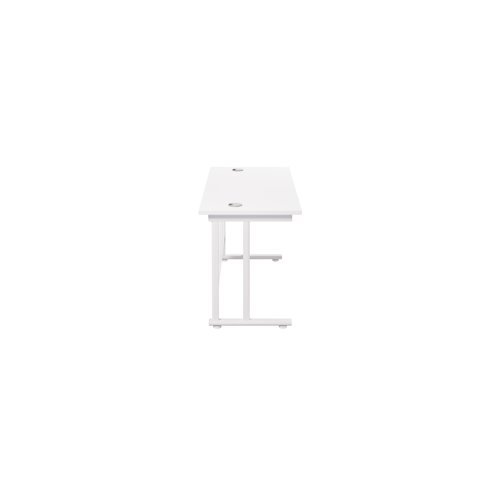 Jemini Rect Cant Desk 1200 Wht/Wht