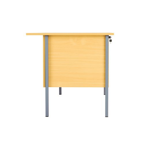 Ff Serrion 1500Mm 4 Leg Desk 3D Ped Oak