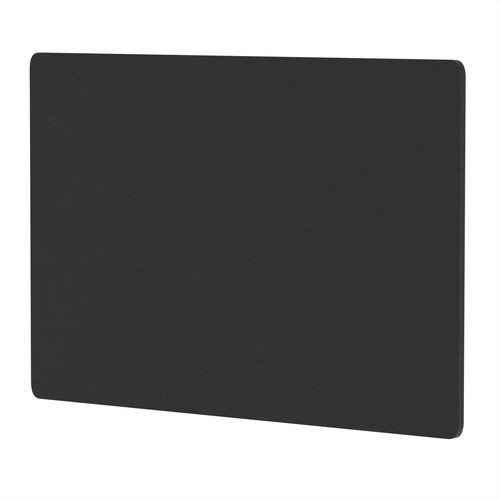 Air Screen for Back-to-Back Desk 1200 x 800mm Black Fabric