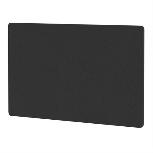 Air Screen for Back-to-Back Desk 1400 x 800mm Black Fabric