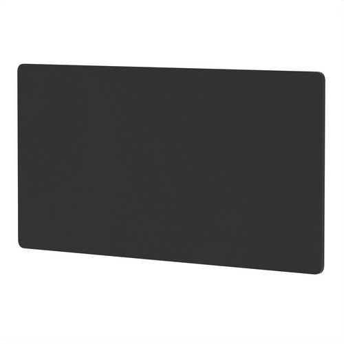 Air Screen for Back-to-Back Desk 1600 x 800mm Black Fabric