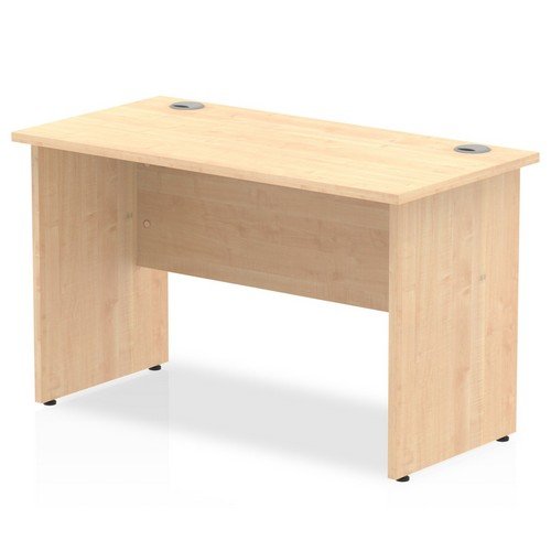 Impulse 1200/600 Rectangle Panel End Leg Desk Maple