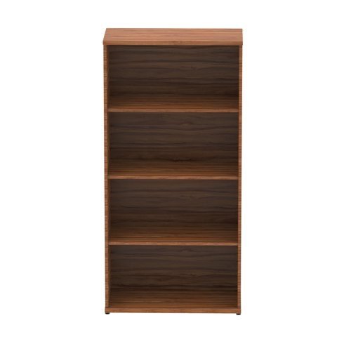 Impulse 1600mm Bookcase Walnut