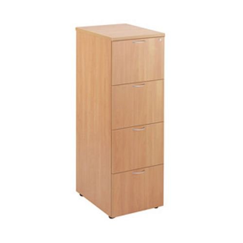 Jemini Oak 4 Drawer Filing Cabinet KF71959